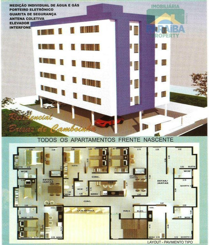 Imagem 1 de 1 de Apartamento Residencial À Venda, Camboinha, Cabedelo. - Ap0157