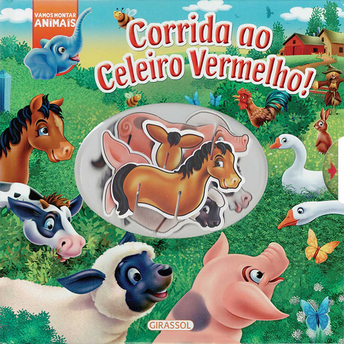 Vamos Montar Animais - Corrida Ao Celeiro Vermelho, De Brenda Apsley. Editora Girassol, Capa Mole Em Português