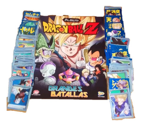 Álbum Dragon Ball Z Grandes Batallas Completo A Pegar 