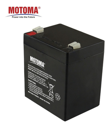 Imagen 5 de 7 de 1 X Bateria Recargable 12v 5ah Motoma Selladas San Martin