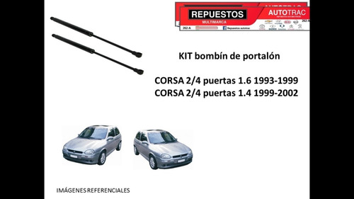 Bombin  Portalón Chevrolet Corsa Hb //envio Gratis