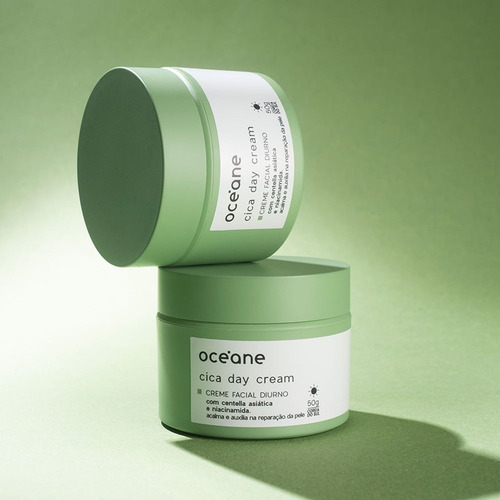 Creme Facial Diurno Océane Cica Day Cream 50g Momento De Aplicação Dia Tipo De Pele Normal