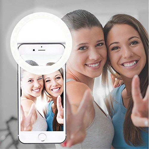 Flash Led Luz Selfie Ring Anillo Foto Celular Tablet