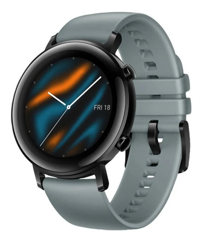 Reloj Inteligente Huawei Watch Gt 2 42mm, 1.2 Amoled, Azul Color de la caja Negro Color de la correa Cian Color del bisel Cian