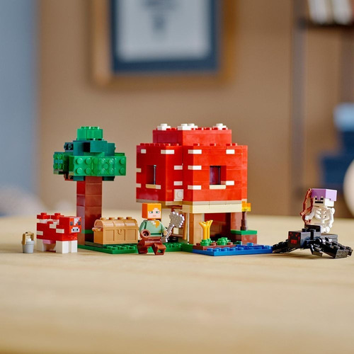 Imagen 6 de 6 de Lego® Minecraft - La Casa-champiñón (21179)