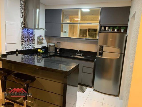 Imagem 3 de 6 de Apartamento Com 2 Dormitórios Com Varanda Gourmet À Venda, 69 M² Por R$ 415.000 - Parque Industrial - São José Dos Campos/sp - Ap2202
