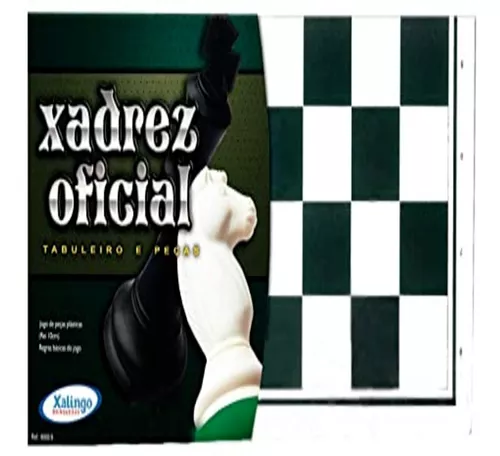 JOGO DE XADREZ E DAMAS REI COM 8,5 CM - XALINGO - 60065