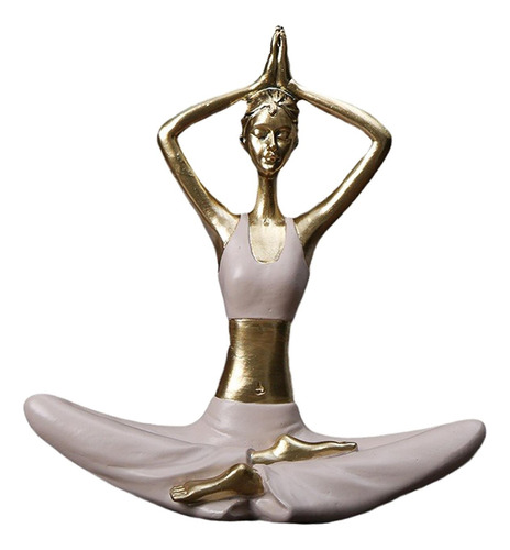Estatua De Yoga Escultura De Yoga Mujer Decorativa Estilo A