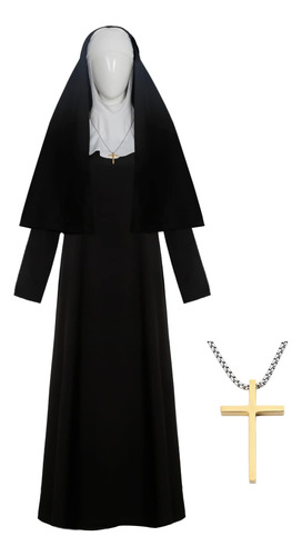 Disfraz De Monja Slorntukn Para Mujer Traje De Madre Teresa 