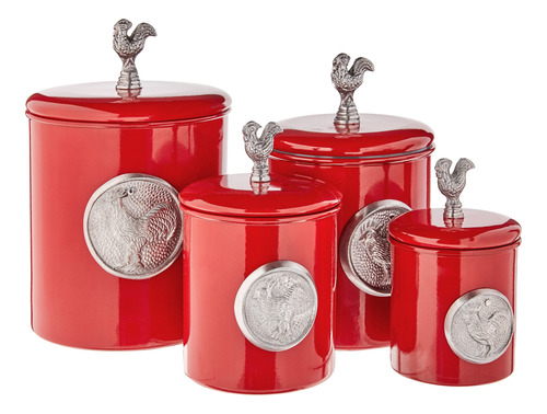 Old Dutch Red Canister Sets