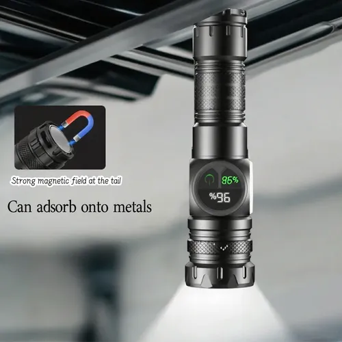 Zx Rechargeable Flashlight With Five Lighting Modes | Parcelamento