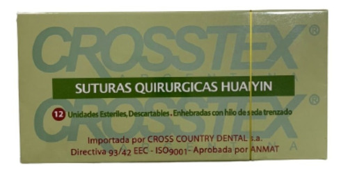 Sutura Quirurgica Crosstex Nylon 4-0 X1 Unidad Estéril