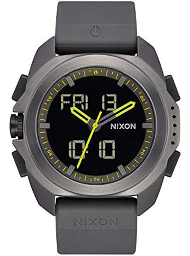 Nixon Ripley A1267 - Gunmetal - Reloj Analógico Y Para Hombr