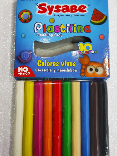 Plastilina Escolar Colores Intensos 