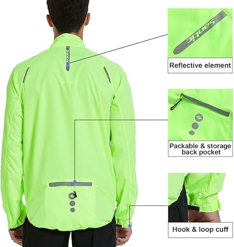 Santic® Casaca Cortavientos Ligera X-mc5 Deportiva Ciclismo