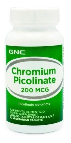 Gnc Chromium Picolinate 200 Mcg 90 Tabs