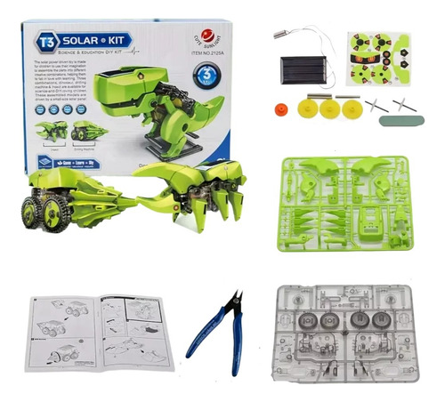 Robot Transformers Solar Kit 3 En 1 Diy Juguete Educativo #2