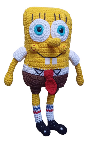 Bob Esponja Muñeco Amigurumi