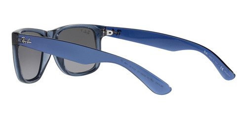 Lentes De Sol Justin Azul Polarizados Ray-ban Rb41656596t355
