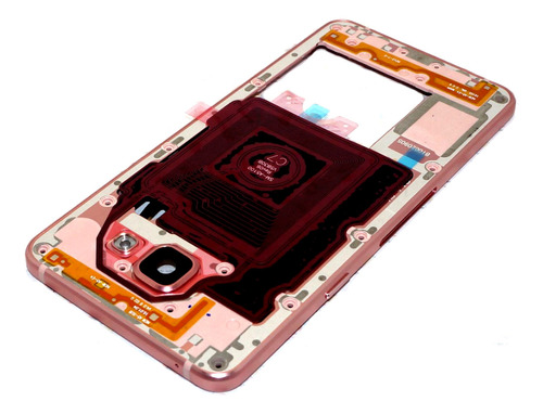 Refacc Marco Central Chasis Para Galaxy A5 2016 A510 Rosa