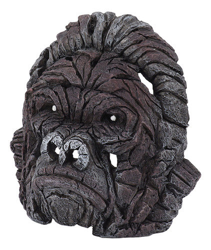Escultura De Cabeza De Gorila, Diseño Único Y Elegante