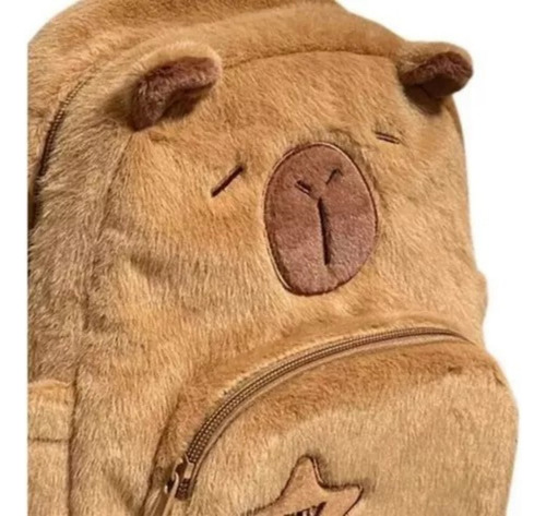 Camexuny Bonita Mochila De Peluche Para Muñecas Capibara, Mochila De