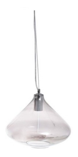 Lámpara Colgante De Metal Y Vidrio 1 Luz E27 Dngsport