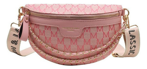 Mujer Cadena Estampado Carta Cintura Bolsa Crossbody