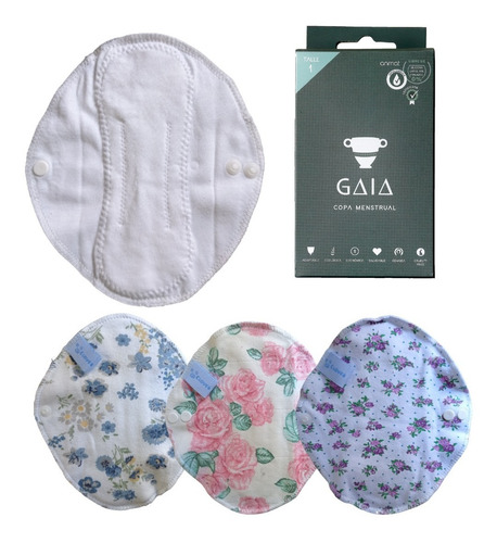 Pack X3 Protectores Higienicos Ecologicos + Copita Menstrual