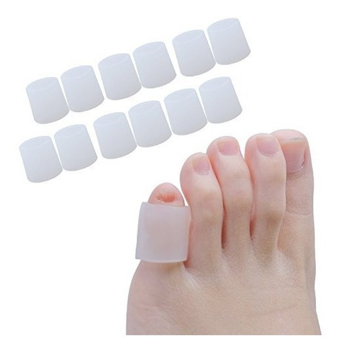 Imagem 2 de 9 de Protetor Anti Bolhas Nos Dedos Dos Pés Kit 6 Pares Anticalo