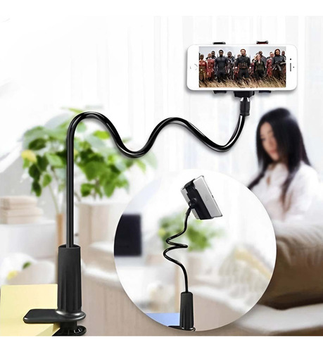 De Soporte Celular Brazo Flexible Ajustable Con Clip 2pcs