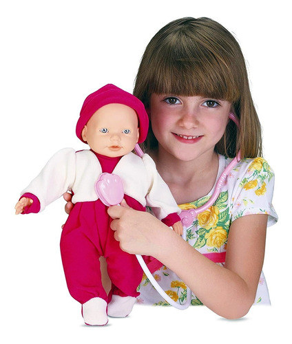 Boneca Bebe Doutora Bell Com Acessórios Médicos - Omg Kids