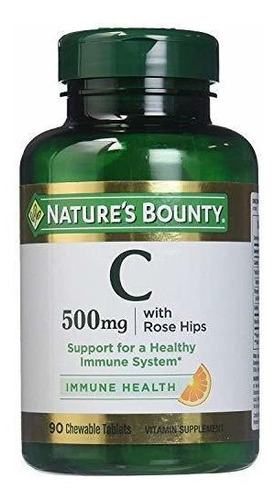 Nature's Bounty Vitamina  C 500 Mg Con Rose Hips Tabletas M