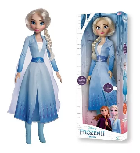 Boneca Elsa Frozen Ii Articulada Baby Brinq