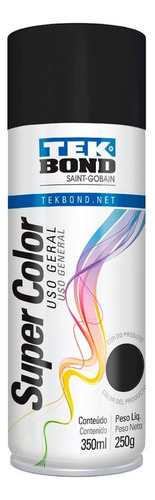 Spray Tekbond Preto Fosco 350ml   23001006900