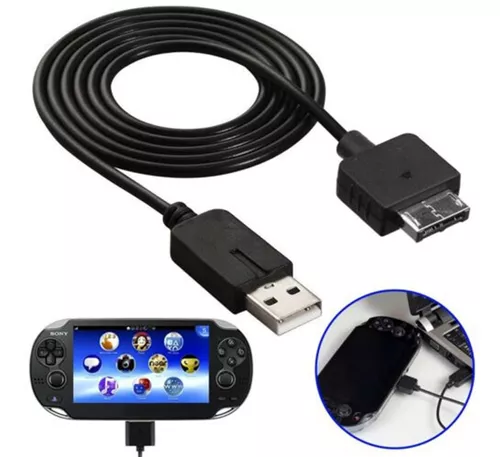 Cargador Adaptador De Corriente Compatible Con Ps Vita Para Playstation Vita  Fat Virtual Zone Color Negro