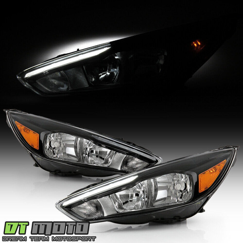 Par Faros Negro Interior Led Drl Ford Focus S 2016 2.0l