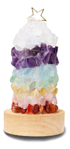 Lámpara Crystal Authentic Stone Mood Para Navidad, Usb, Año