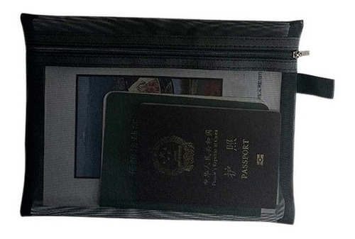 Necessaire Multiuso Tela Organizadora De Objetos Bolsa Mala Cor Preto