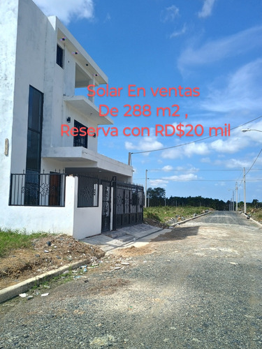 Adquiere Tu Solar Hoy En Santo Domingo, Villa Mella 