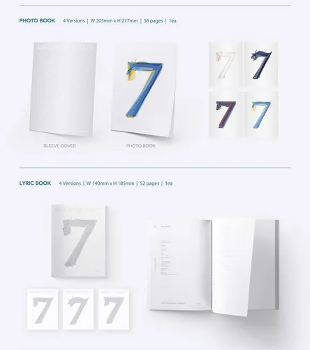 Álbum Bts Map Of The Soul 7 Set Completo Versión 1+2+3+4