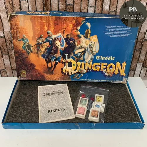 Jogo De Tabuleiro Rpg Dungeon Classic - Grow 1993 | MercadoLivre