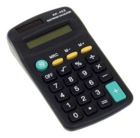 Kit 2 Calculadoras Mini Elgin 8 Dígitos Escritório Escolar
