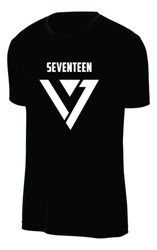 Camisetas Logo Grupo Musical Seventeen Kpop