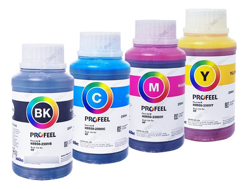 4 X250ml Tinta Inktec Corant H8950 Smart Tank 724 794 674