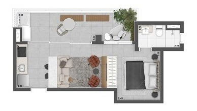 Imagem 7 de 10 de Garden Residencial Para Venda, Brooklin, São Paulo - Gd7141. - Gd7141-inc