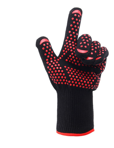 Imagen 2 de 6 de Guantes De Silicona Para Horno Resistentes A Calor De 500