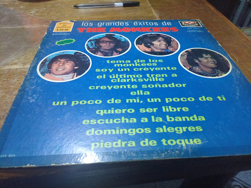 Lp The Monkees Los Grandes Éxitos 