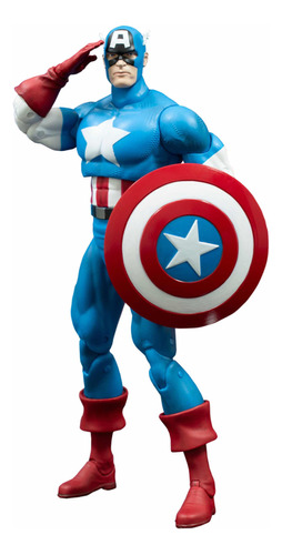 Capitan America Figura De Acción Marvel Diamond Select 19 Cm