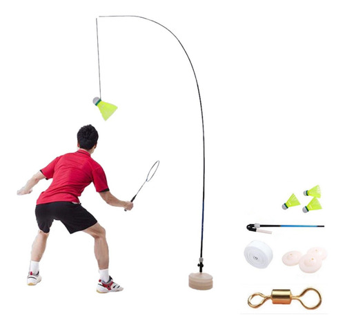 Set De Entrenador De Bádminton Juego Individual, 3 Gallitos